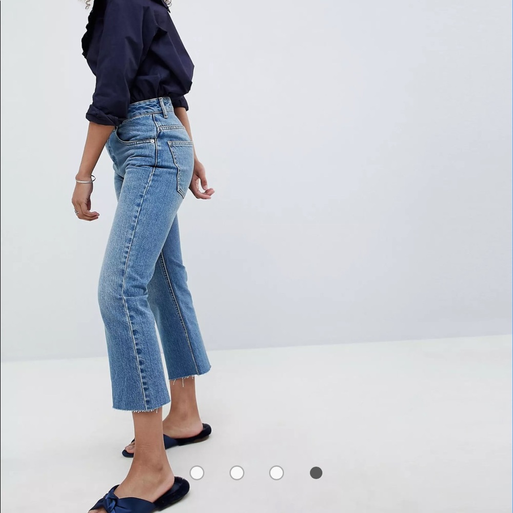 ASOS Egerton cropped flare jeans